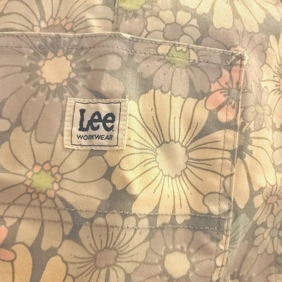 Lee Floral Shorts Chetopa Twill Workwear High Rise Pleated Womans M (32) Jj3406 - Picture 5 of 9